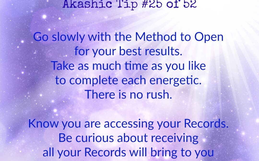 Akashic Tip 25