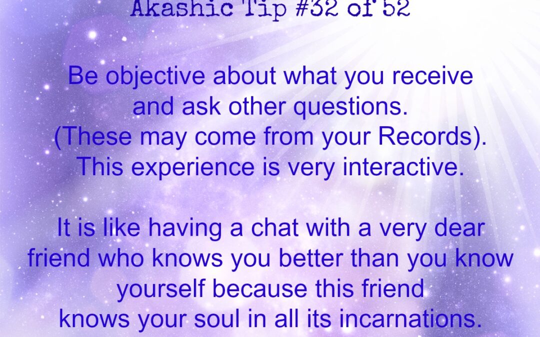 Akashic Tip 32