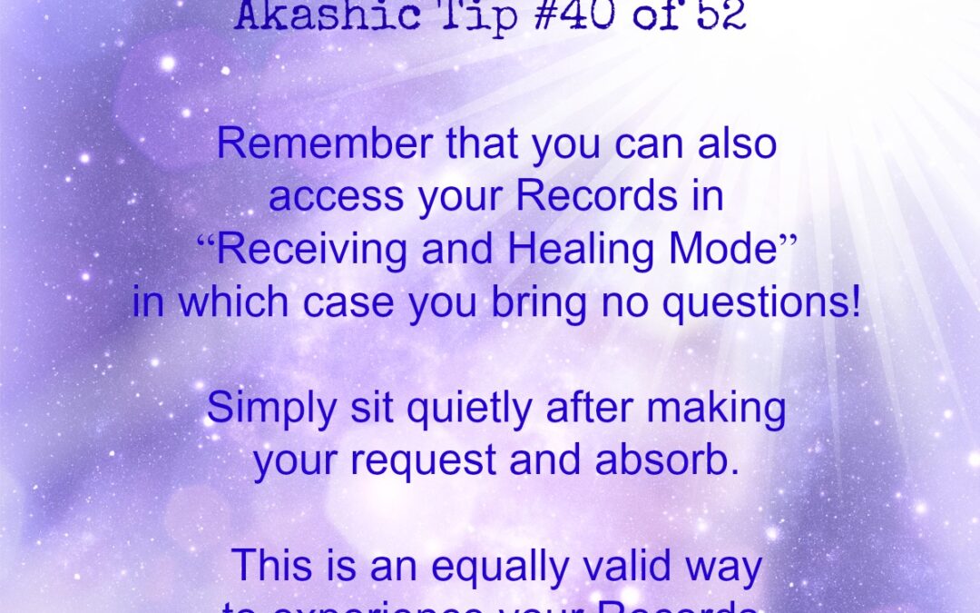 Akashic Tip 40