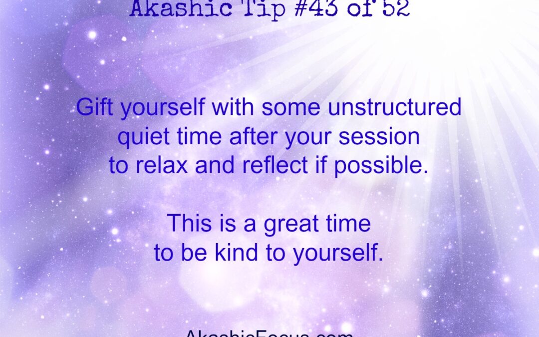 Akashic Tip 43