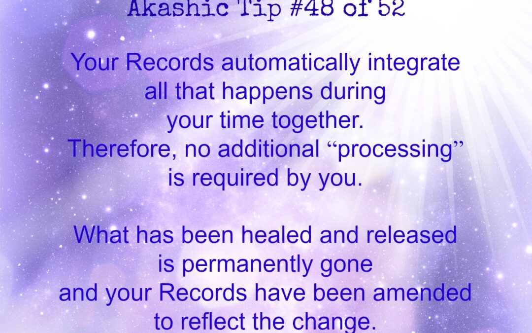Akashic Tip 48
