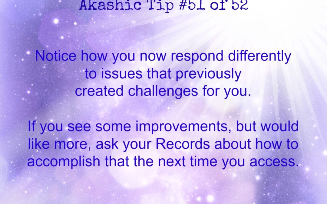 Akashic Tip 51