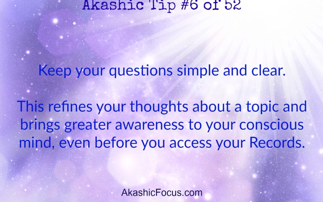 Akashic Tip 6