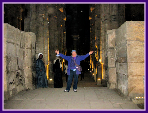 SLG Standing in Front of Temple of Luxor