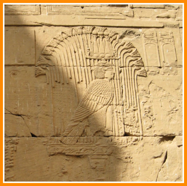 2019-4 Nubian Horus in Papayrus