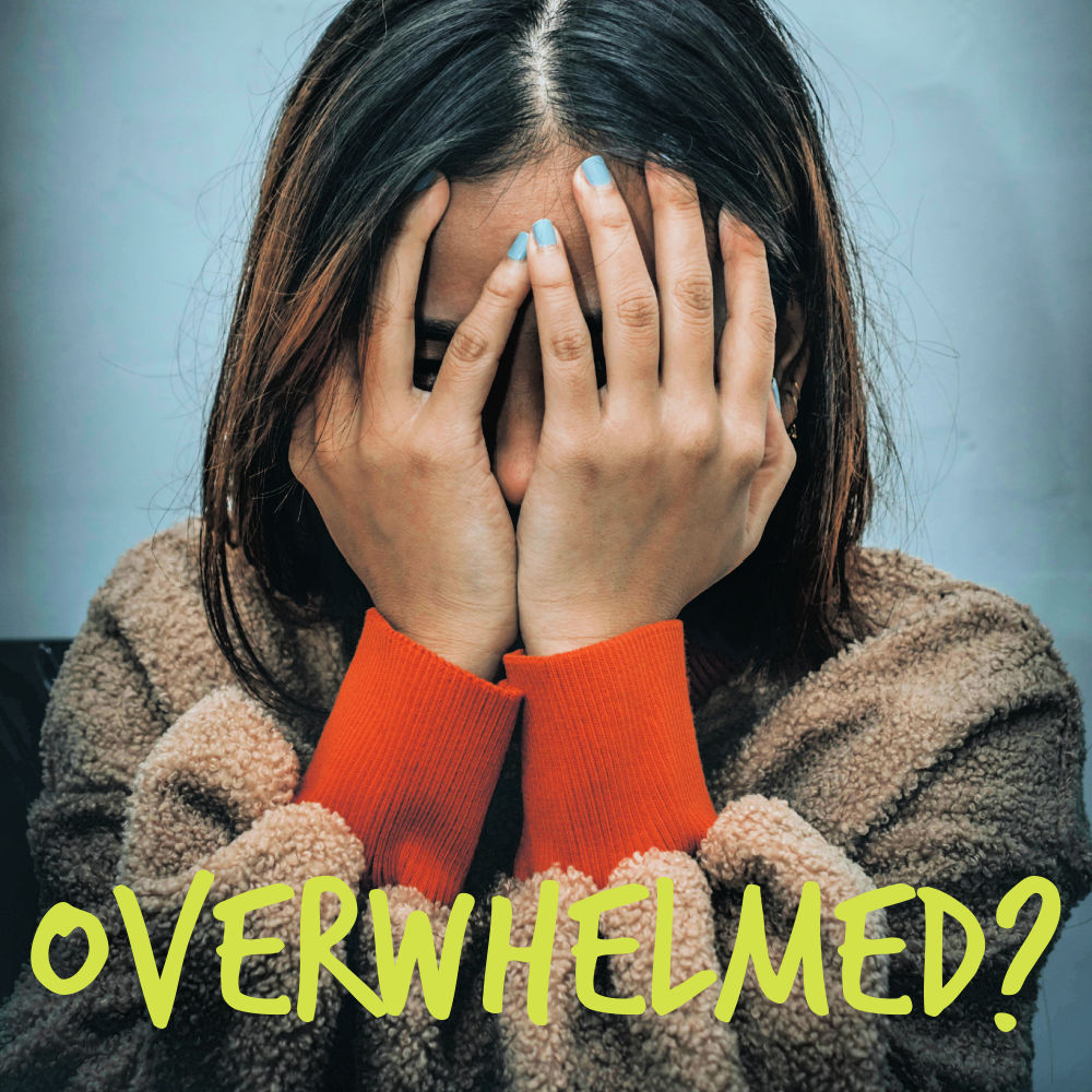 Overwhelmed Young Woman