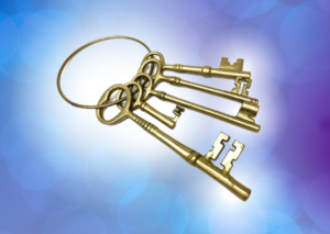 Image of 5 golden keys representing everything you need to prepare for the training.
